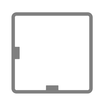 10-5050-0-60IN MODULAR SOLUTIONS EXTRUDED PROFILE 50MM X 50MM PROFILE SLEAVE FOR 45MM X 45MM PROFILE, CUT TO THE LENGTH OF 60 INCH